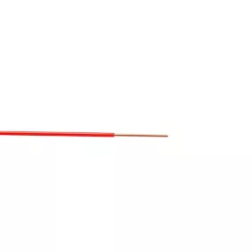 Câble électrique H07VU 1,5 mm² Rouge - 100 m