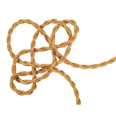Câble électrique torsadé tissu doré L.3m Tibelec Castorama — free download