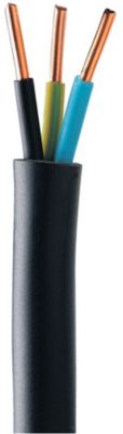 Câble électrique U1000R2V 3X1,5 mm² couronne 50 m