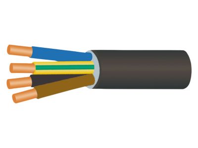 Câble électrique U1000R2V 4x1.5 mm² 100 m