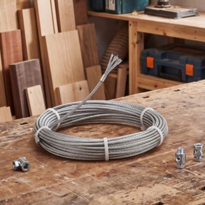 Câble en acier Diall ø2 mm, 10 m Argent