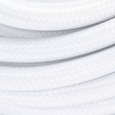 Câble en textile blanc Chacon 3m 2 x 0,75mm²