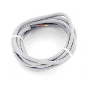 Câble en textile gris Chacon 3m 2 x 0,75mm²
