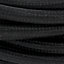 Câble en textile noir Chacon 2m 2 x 0,75mm² HO3VVH2-F avec interrupteur