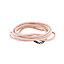 Câble en textile rose pale Chacon 3m 2 x 0,75mm²