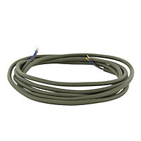 Câble en textile vert olive Chacon 3m 2 x 0,75mm²