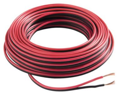 Câble équipement stéréo hi-fi & home cinéma 2x0,75 mm² - 25m