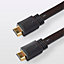 Câble HDMI Mâle / Mâle coudé 4K noir Blyss Or, 10 m