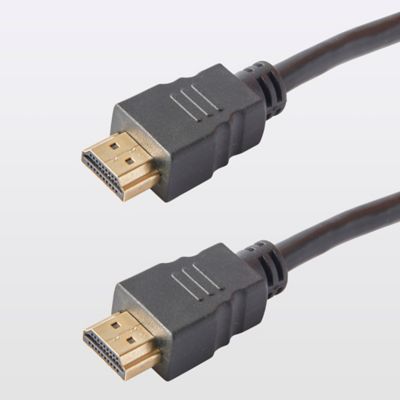 Câble HDMI Mâle / Mâle coudé 4K noir Blyss Or, 1.5 m