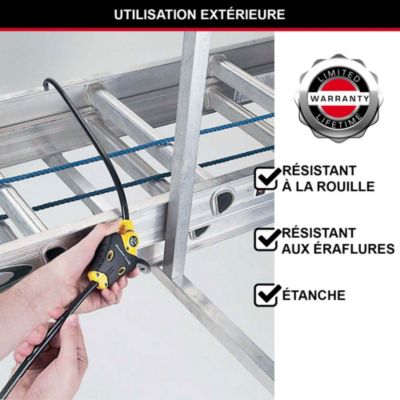 Câble python ajustable brico Master Lock