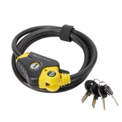 Master lock cable combo lock outlet
