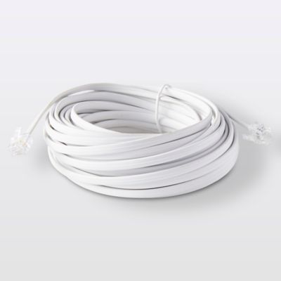 Câble RJ11 Mâle / Mâle blanc Blyss, 10 m