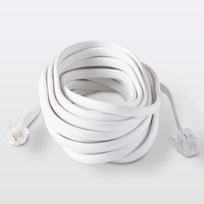 Câble RJ11 Mâle / Mâle blanc Blyss, 5 m