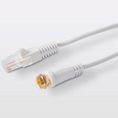 Câble de raccordement fibre optique fuba 29104070 [1x RJ45 femelle - 1x  RJ45 femelle] 980/1000µ 20.00 m - Cdiscount Informatique