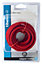 Cable tissu Tibelec 4m rouge
