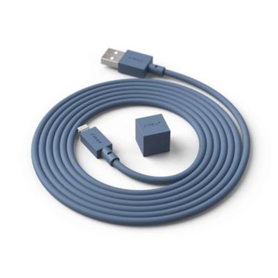 Cable USB A 1,8m Ocean Blue - AVOLT - Ocean Blue Bleu