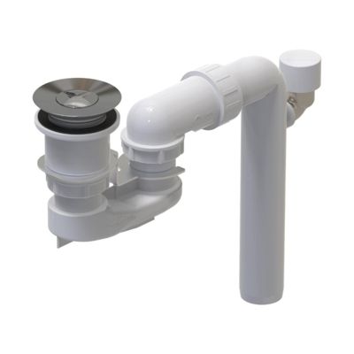 Cache bonde et trop plein VILLEROY & BOCH Blanc Mat