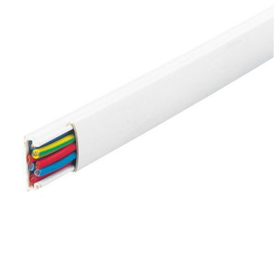 Cache-câbles 20x10 mm Legrand blanc