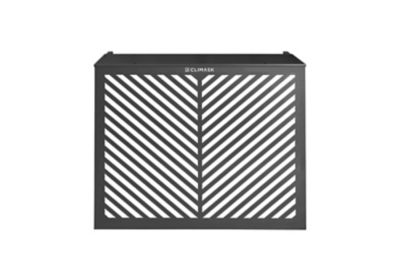Cache-climatiseur Horizon anthracite texturé 102 x 78 cm