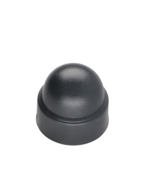 Cache Ecrou ou cache tête vis Tête hexagonale TH M10 Polyéthylène RAL7016 gris anthracite Sur plat 17 - 10 pièces