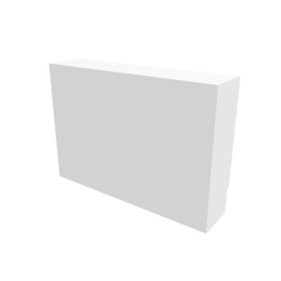 Cache nourrice plomberie ATOLE en acier Blanc - Largeur fixe - Taille 2 : 450 x 650 x 150 mm