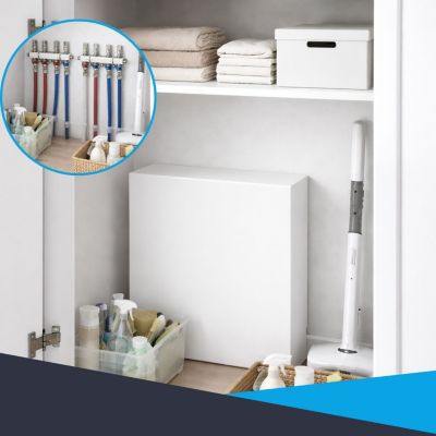 Cache nourrice plomberie ATOLE en acier Blanc - Largeur fixe - Taille 2 : 450 x 650 x 150 mm
