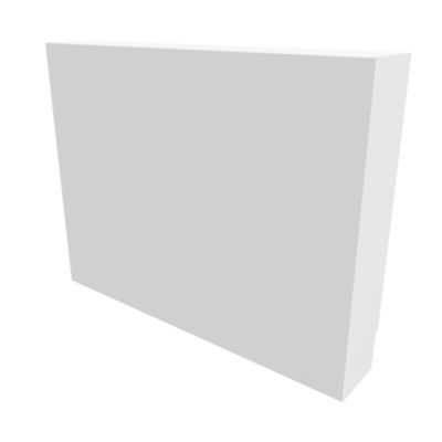 Cache nourrice plomberie ATOLE en acier Blanc - Largeur fixe - Taille 6 : 650 x 850 x 150 mm