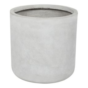 Cache-pot 34 x 34 x 33 cm gris MESSENE