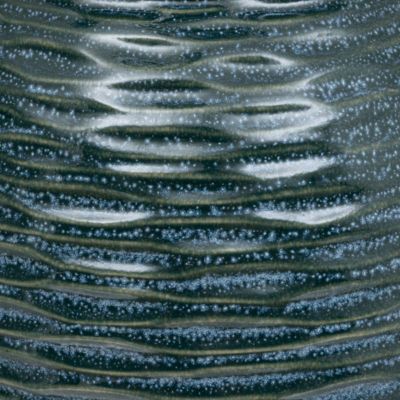 Cache pot "Be vintage" D19cm bleu canard - Atmosphera