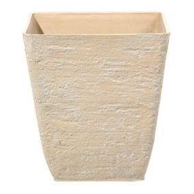 Cache-pot beige 39 x 39 x 43 cm DELOS