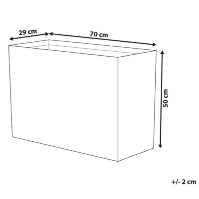 Cache-pot EDESSA 70 cm Marron foncé
