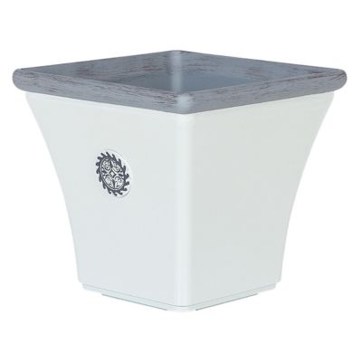 Cache-pot ELATEIA Pierre 32 cm Blanc