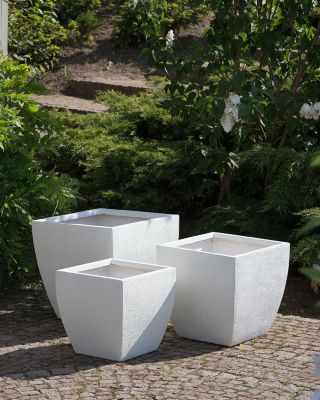 Cache-pot ORICOS Céramique 53 cm Blanc