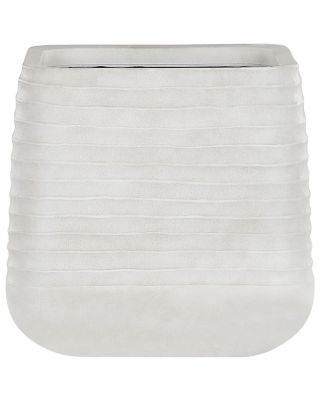 Cache-pot PARIKIA 46 cm Blanc cassé