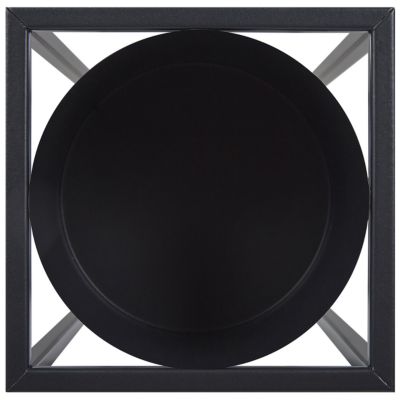 Cache-pot sur pied IDRA Métal 15 cm Noir