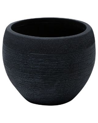 Cache-pot ZAKROS Céramique 38 cm Noir