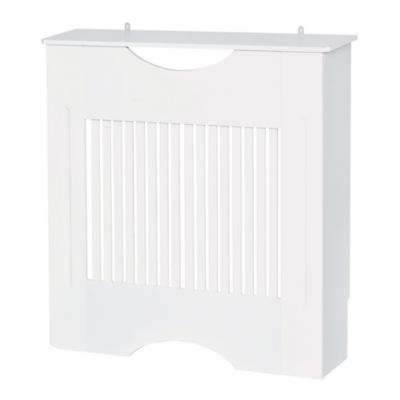 Cache-radiateur design panneau 78 x 19 x 82 cm MDF blanc