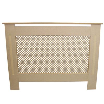 Cache Radiateur en MDF Naturel Personnalisable de 111,5cm de large
