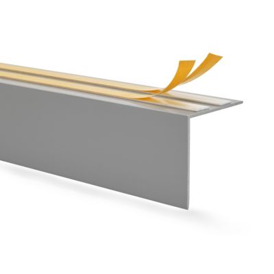 Cache-rail de rideau adhesif 30x30 mm QUEST - baguette de finition PVC ...