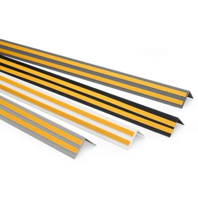 Cache-rail de rideau adhesif 30x30 mm QUEST - baguette de finition PVC ...