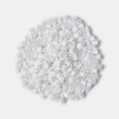 Cache trou GoodHome L. 5,2 mm plastique blanc vendu par 230 pièces