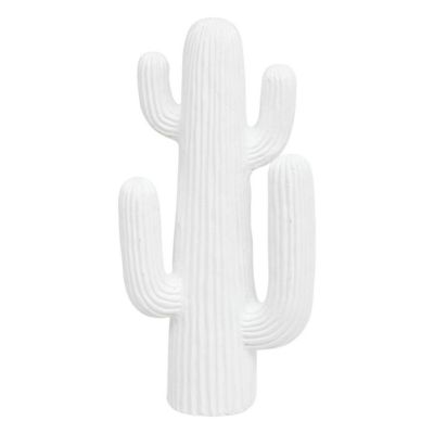 Cactus déco extérieur Rodrigo H.38cm magnésie blanc - Atmosphera