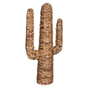 Cactus en jacinthe L.36,5 x H.75 x 16,5 cm