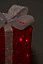 Cadeaux lumineux rouge 25 cm