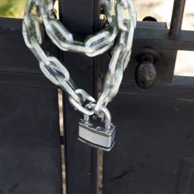 Master Lock Cadenas Rond [A Clé] [Acier Inoxydable] [Extérieur