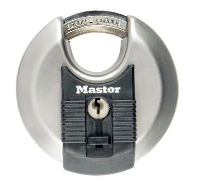 Cadenas à Combinaison Master Lock M40EURDNUM - Acier Inoxydable - 10mm - Pour Stockage, Garage, Remorque - Sécurité Renforcée