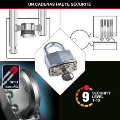 Cadenas Master Lock A507 Avec 2 Clés - Boîte D'origine - État Neuf