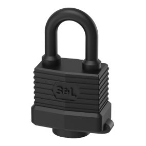 Cadenas à clé Smith & Locke acier gaine pvc 60mm