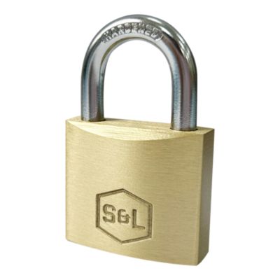 Cadenas à clé Smith & Locke laiton 40mm