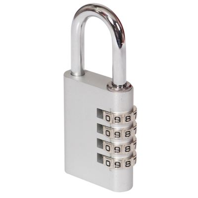 Cadenas à combinaison Aluminium Smith & Locke 40 x 50 mm gris